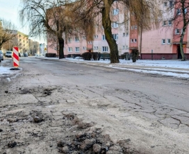 Remont nawierzchni na ulicy Budowlanych